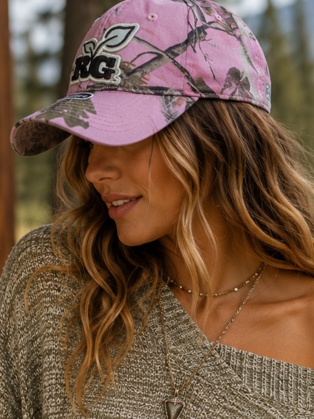 Realtree Pink Camouflage Hat-NEW old stock tags attached